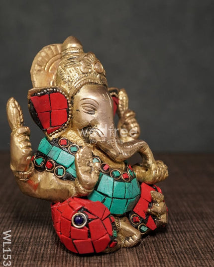 Brass Ganesha Idol - WL1539