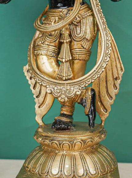 Brass Krishna with Shank Chakra - WL4496