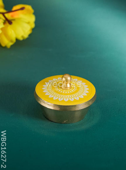 Brass Kumkum Dibbi - WBG1627-2