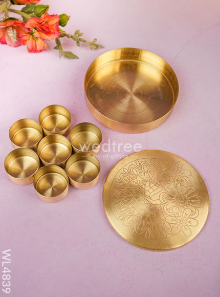 Brass Masala Dibbi - WL4839