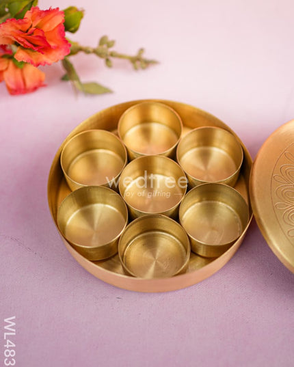 Brass Masala Dibbi - WL4839