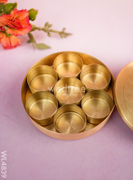 Brass Masala Dibbi - WL4839