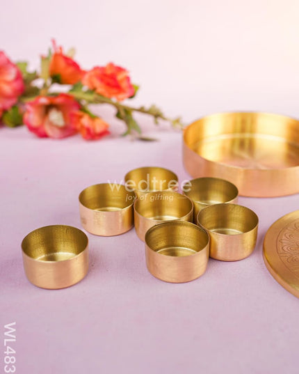 Brass Masala Dibbi - WL4839