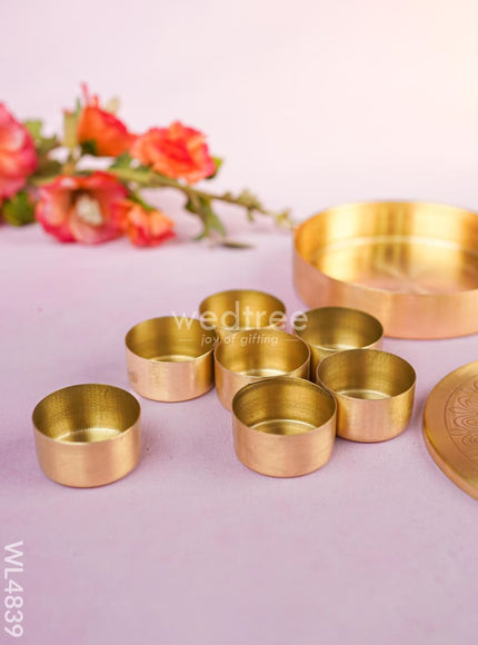 Brass Masala Dibbi - WL4839