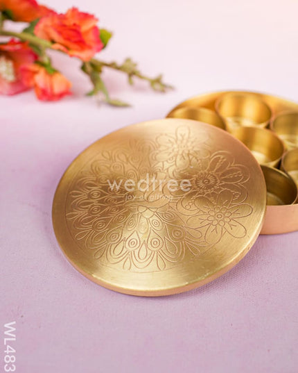 Brass Masala Dibbi - WL4839