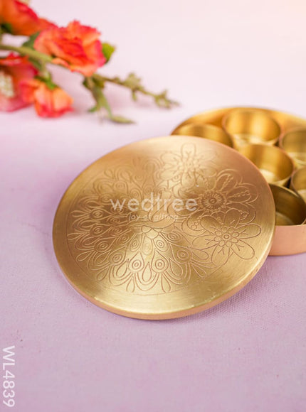 Brass Masala Dibbi - WL4839