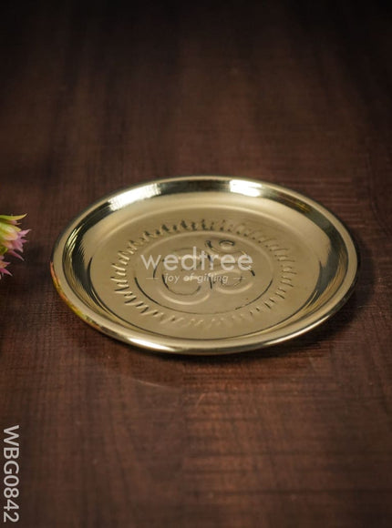 Brass Om Plate - 5.5 inch - WBG0842