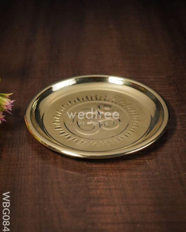 Brass Om Plate - 5.5 inch - WBG0842