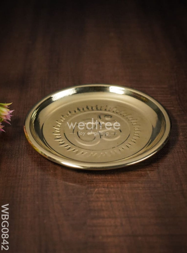 Brass Om Plate - 5.5 inch - WBG0842