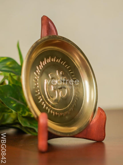 Brass Om Plate - 5.5 inch - WBG0842