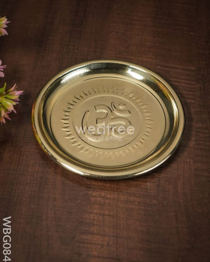 Brass Om Plate - 5.5 inch - WBG0842