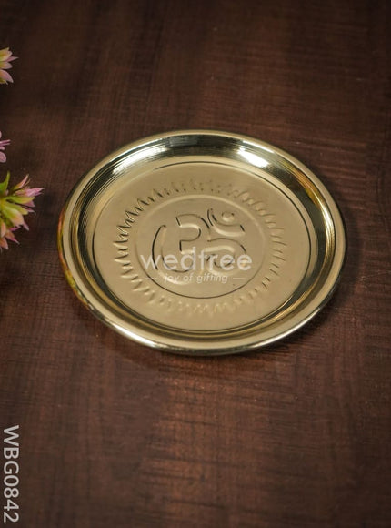 Brass Om Plate - 5.5 inch - WBG0842