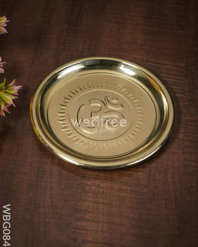 Brass Om Plate - 5.5 inch - WBG0842