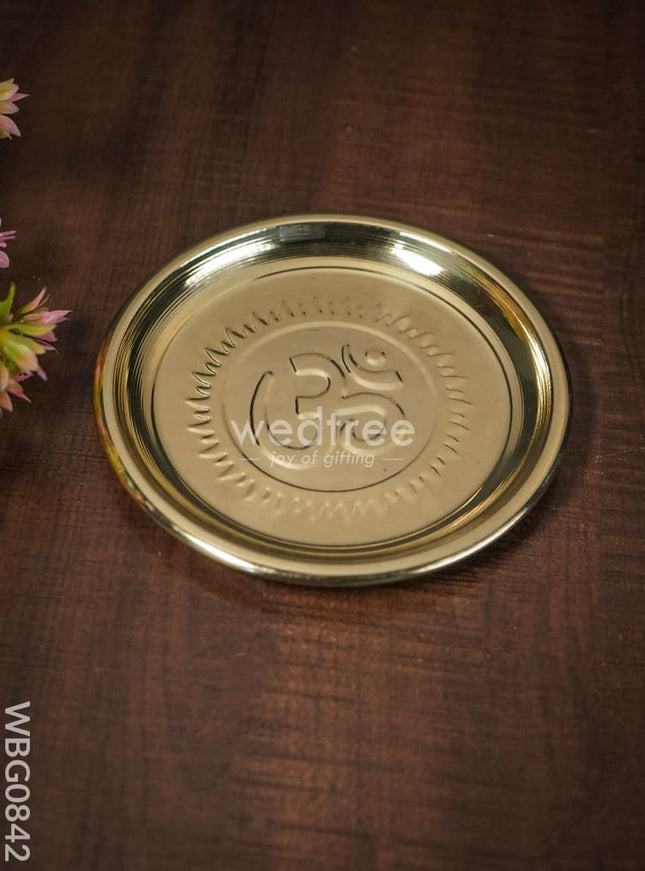 Brass Om Plate - 5.5 inch - WBG0842