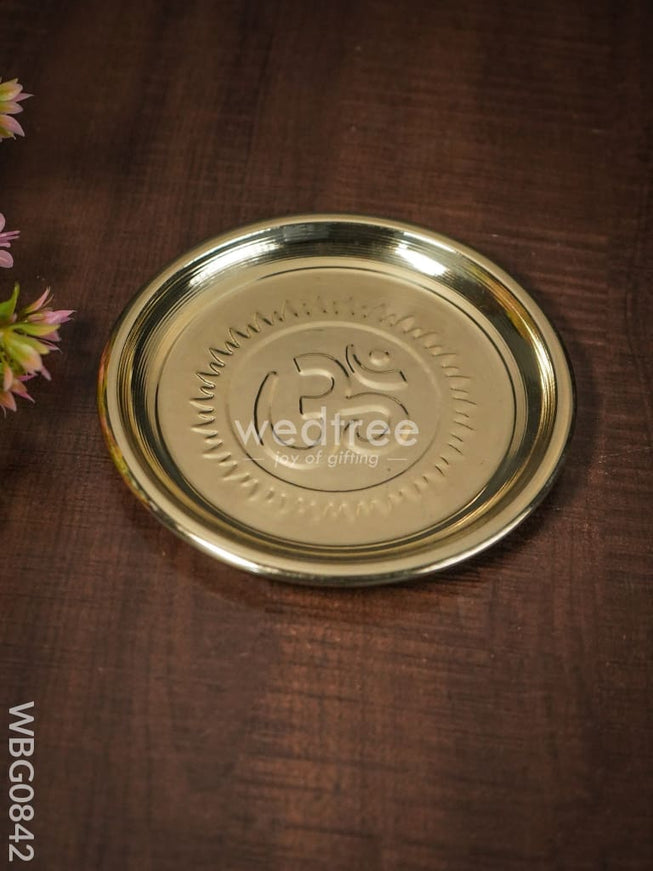 Brass Om Plate - 5.5 inch - WBG0842