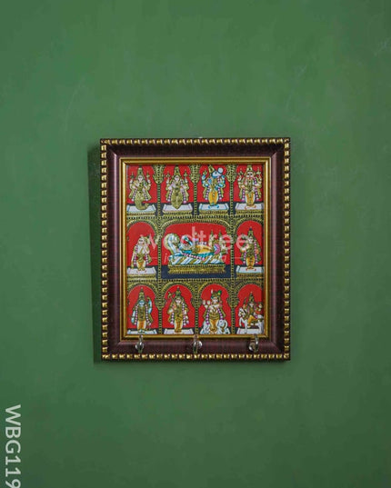 Dasavadharam Frame Key Hanger - WBG1191
