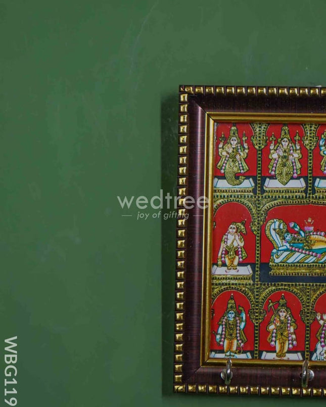 Dasavadharam Frame Key Hanger - WBG1191