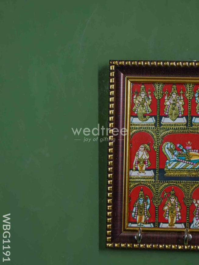 Dasavadharam Frame Key Hanger - WBG1191
