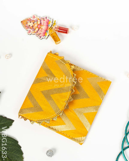 Designer Purse with Bangle & Manjal Kumkum - WBG1633-1