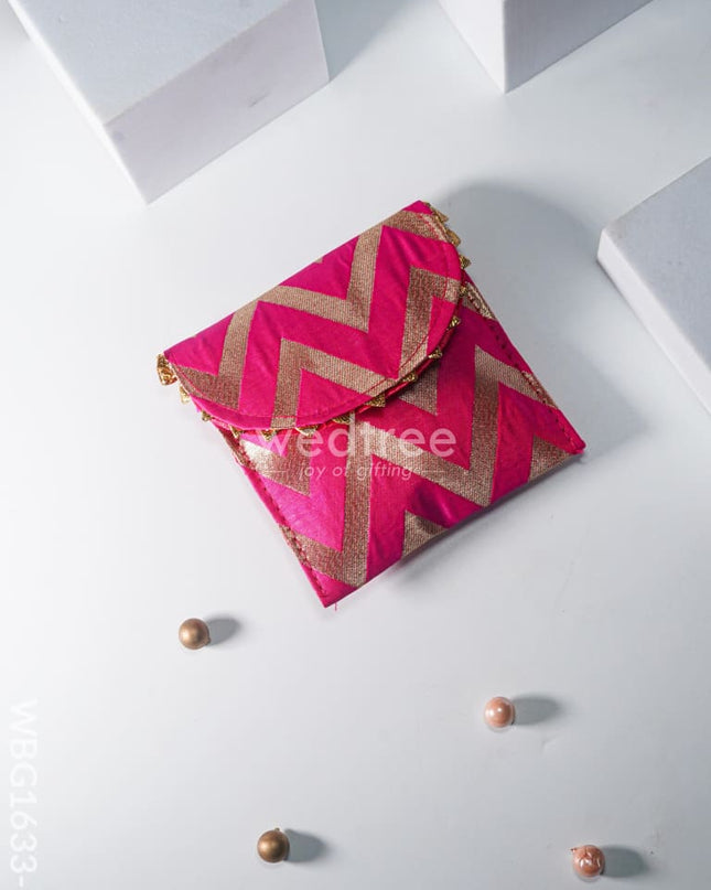 Designer Purse with Bangle & Manjal Kumkum - WBG1633-1