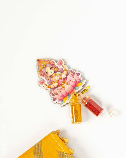 Designer Purse with Bangle & Manjal Kumkum - WBG1633-1