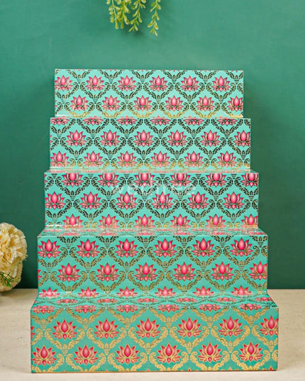 Digital Printed Meenakari Golu Padi - WL4271