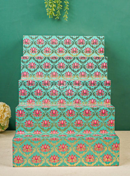 Digital Printed Meenakari Golu Padi - WL4271
