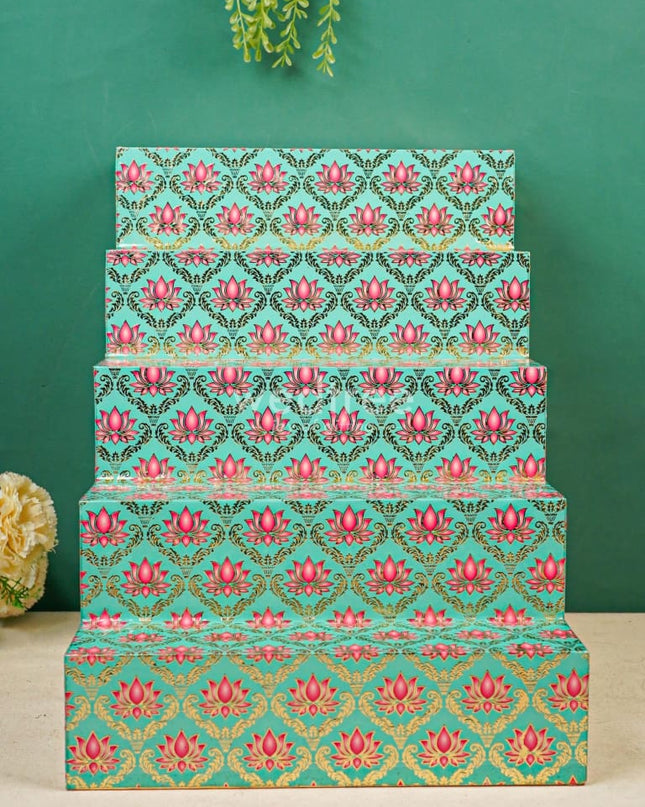 Digital Printed Meenakari Golu Padi - WL4271