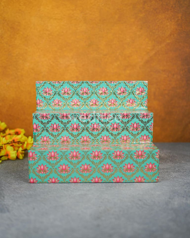 Digital Printed Meenakari Golu Padi - WL4271