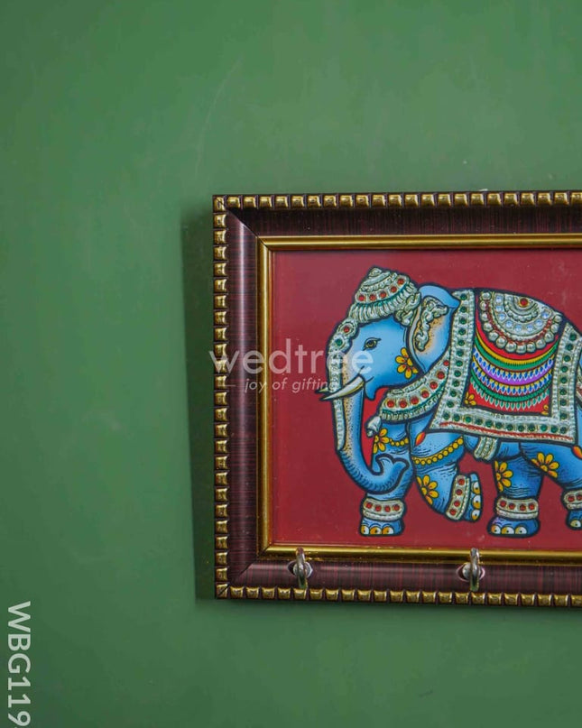 Elephant Frame Key Hanger - WBG1194
