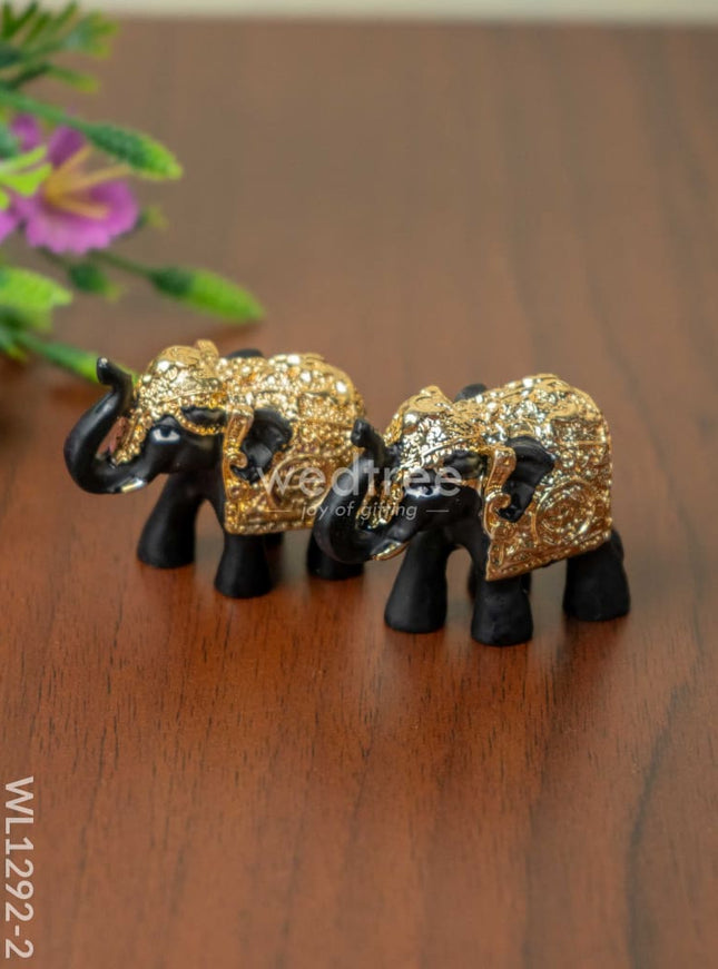 German Silver - Baby Elephant 1.5 inch ( Set of 2 ) - WL1292
