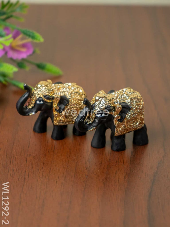 German Silver - Baby Elephant 1.5 inch ( Set of 2 ) - WL1292
