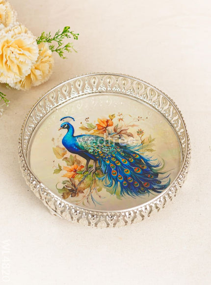 German Silver Tray - 8 inch - WL4820