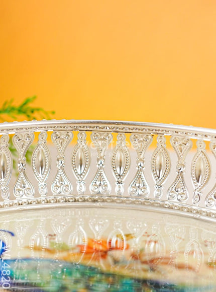 German Silver Tray - 8 inch - WL4820