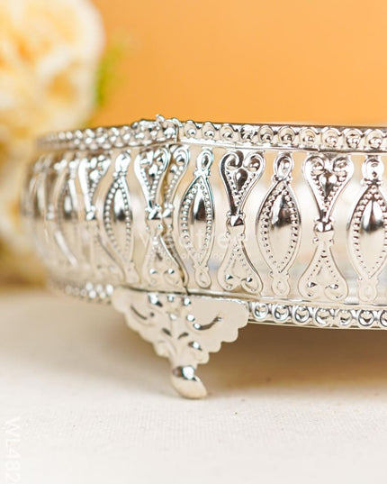 German Silver Tray - 8 inch - WL4820