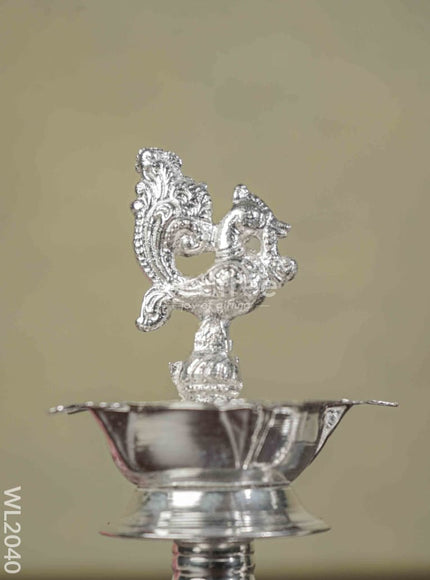German Silver Kuthu Vilakku (Set of 2) - WL2040