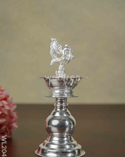 German Silver Kuthu Vilakku (Set of 2) - WL2040