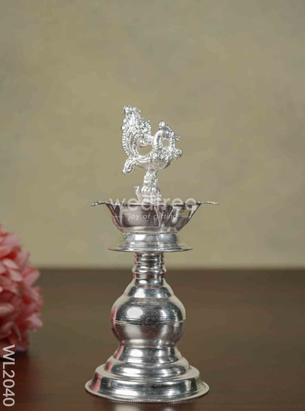 German Silver Kuthu Vilakku (Set of 2) - WL2040