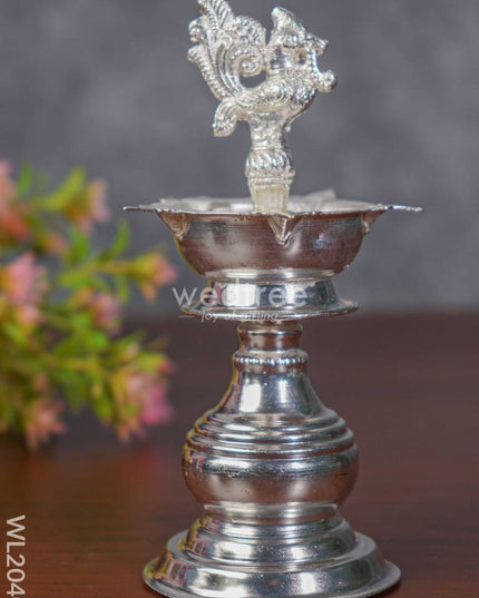 German Silver Kuthu Vilakku (Set of 2) - WL2040