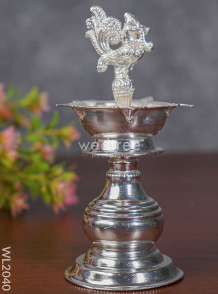 German Silver Kuthu Vilakku (Set of 2) - WL2040
