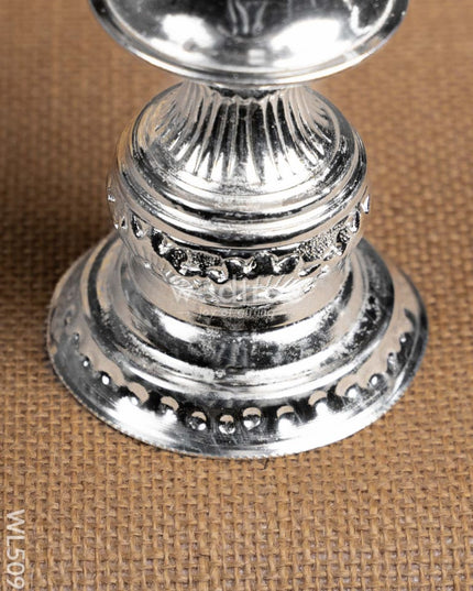German Silver Kuthu Vilakku with Annapakshi Motif - WL5095