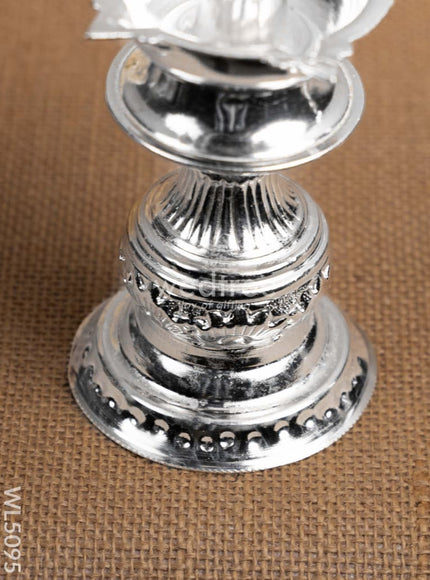 German Silver Kuthu Vilakku with Annapakshi Motif - WL5095