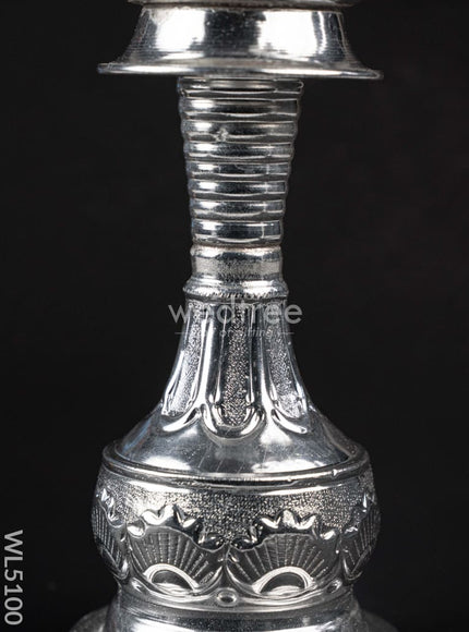 German Silver Kuthu Vilakku with Annapakshi Motif - WL5100