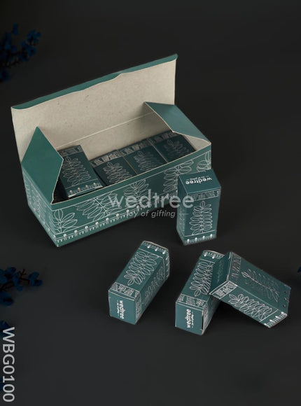 German Silver Tulasi Maadam with Green Leaves - WBG0100