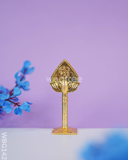 Gold Plated Murugan Vel - Gold - WBG1421-1