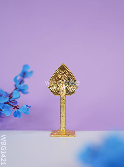 Gold Plated Murugan Vel - Gold - WBG1421-1
