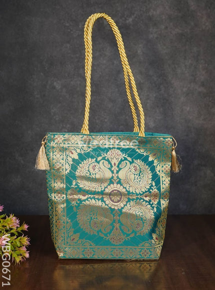 Grand Banarasi Hand bag (12x12) - WBG0671