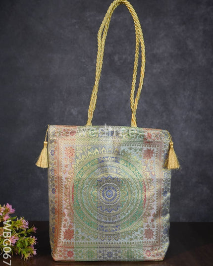Grand Banarasi Hand bag (12x12) - WBG0671