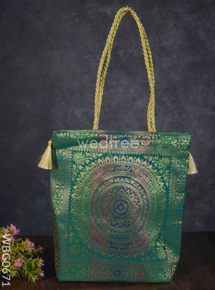 Grand Banarasi Hand bag (12x12) - WBG0671