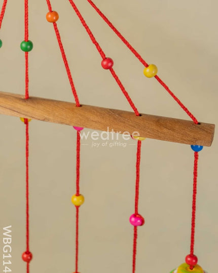 Hand Painted Thoran with Hanging Bells - WBG1147